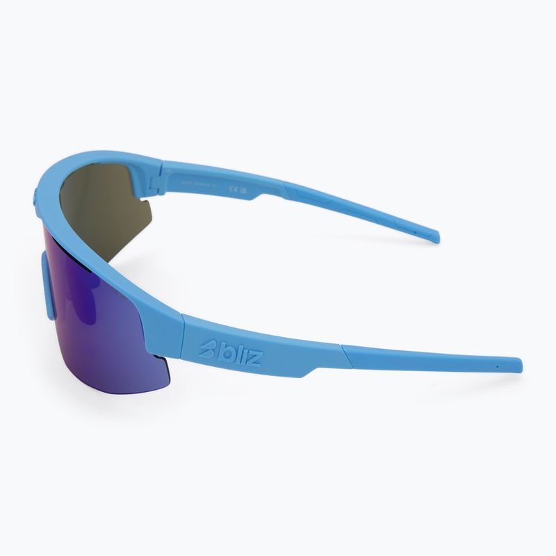 Occhiali da sole Bliz Matrix blu opaco/grigio blu specchiato 4