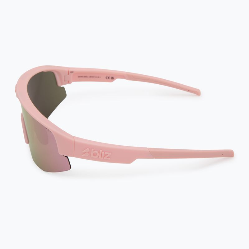 Occhiali da sole Bliz Hero Small opachi rosa cipria/marrone rosé multi 4