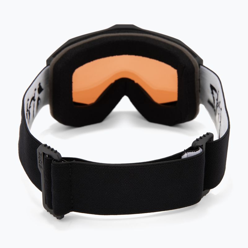 Maschera da sci per bambini Bliz Liner Jr matte black/orange 3