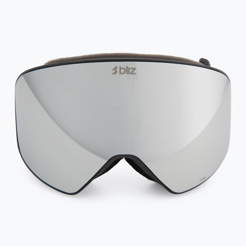 Maschera da sci Bliz Flow matte black/smoke/silver mirror 2