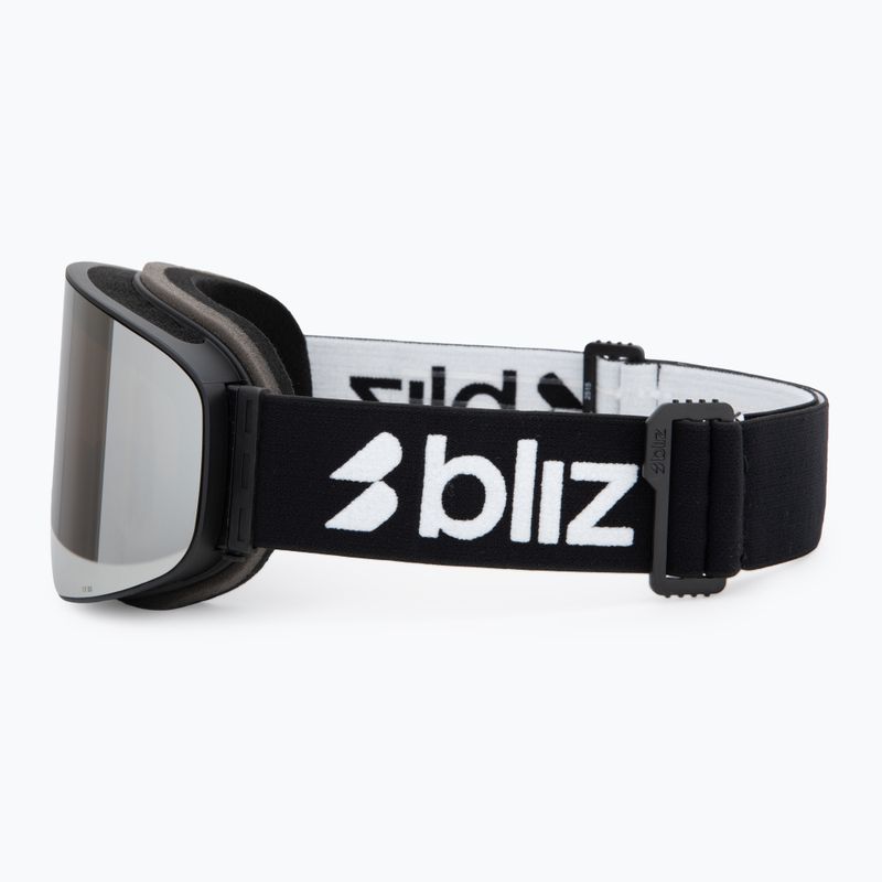 Maschera da sci Bliz Flow matte black/smoke/silver mirror 4