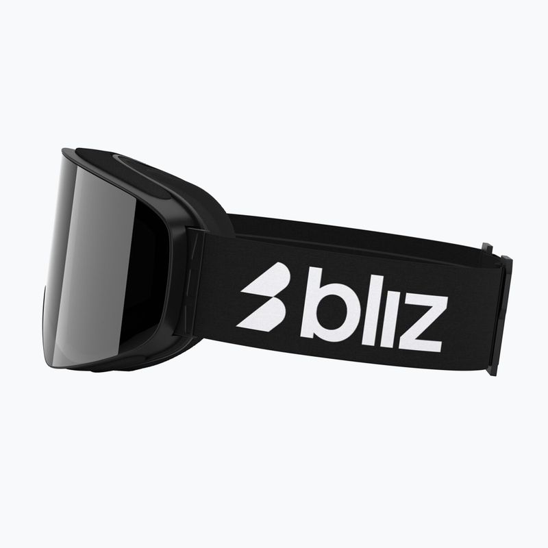 Maschera da sci Bliz Flow matte black/smoke/silver mirror 9