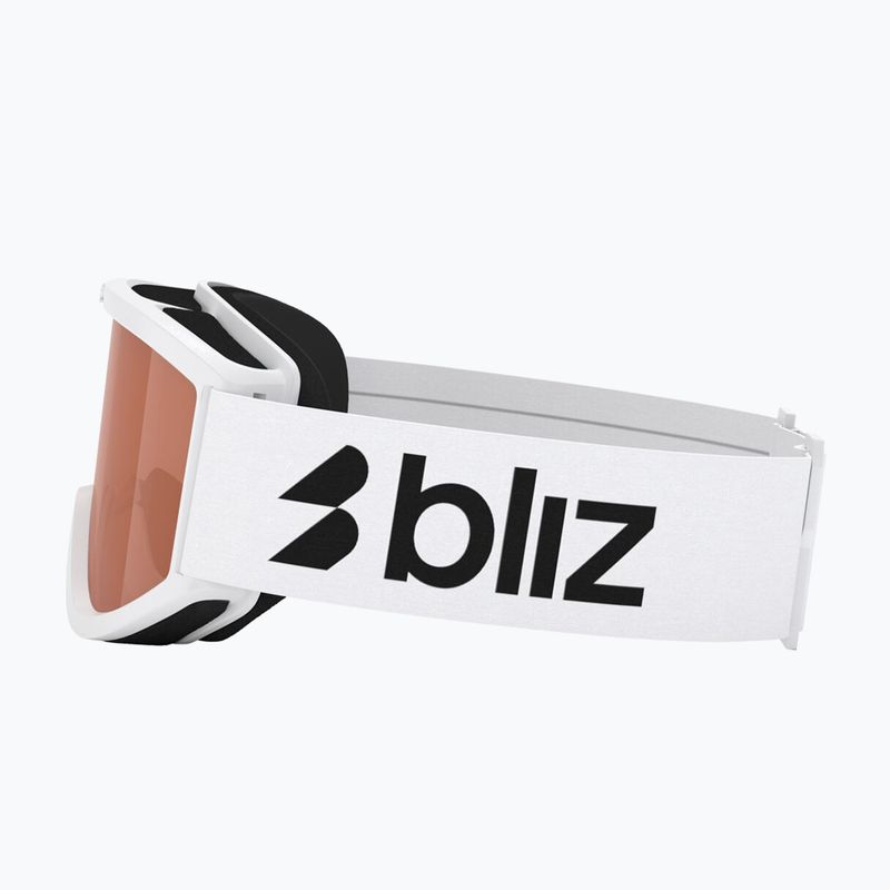 Maschera da sci per bambini Bliz Pixie Jr matte white/orange 4
