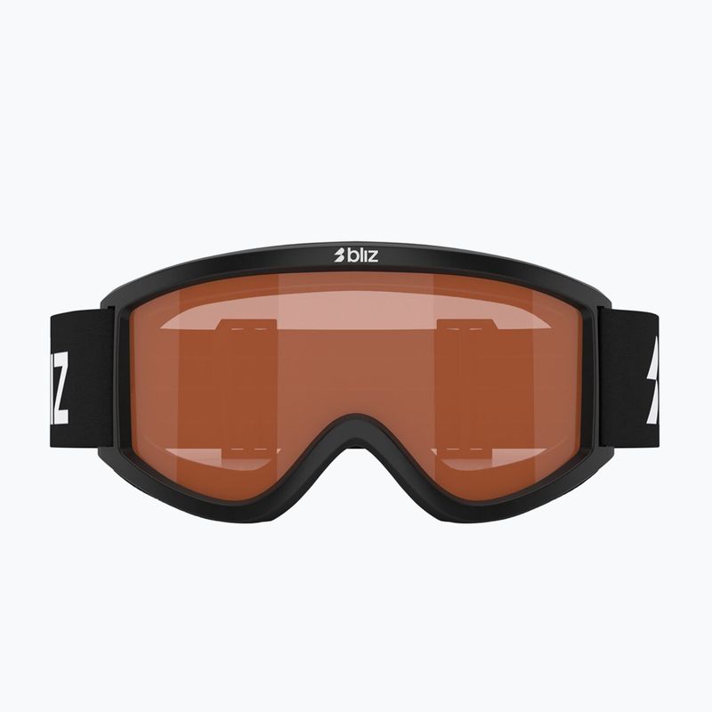 Maschera da sci junior Bliz Pixie Jr matte black/orange 2