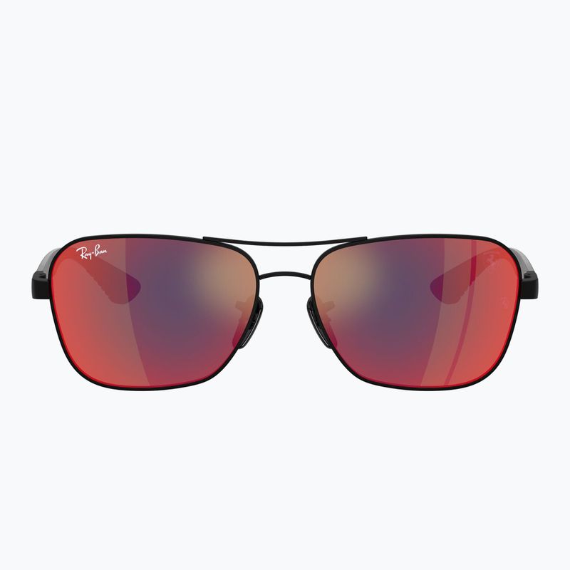 Occhiali da sole Ray-Ban Rb8336M Scuderia matt black/dark grey mirror blue/red 2