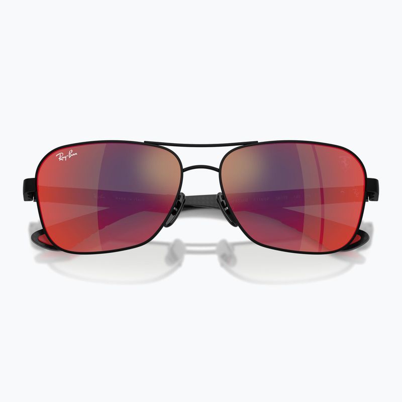 Occhiali da sole Ray-Ban Rb8336M Scuderia matt black/dark grey mirror blue/red 3