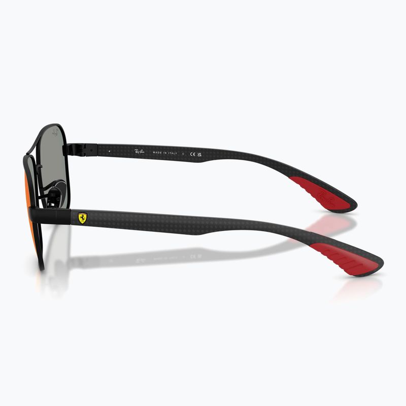 Occhiali da sole Ray-Ban Rb8336M Scuderia matt black/dark grey mirror blue/red 6