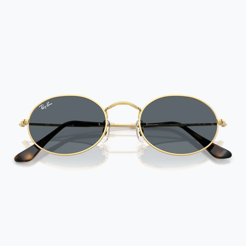 Occhiali da sole Ray-Ban Oval arista gold/blue 3