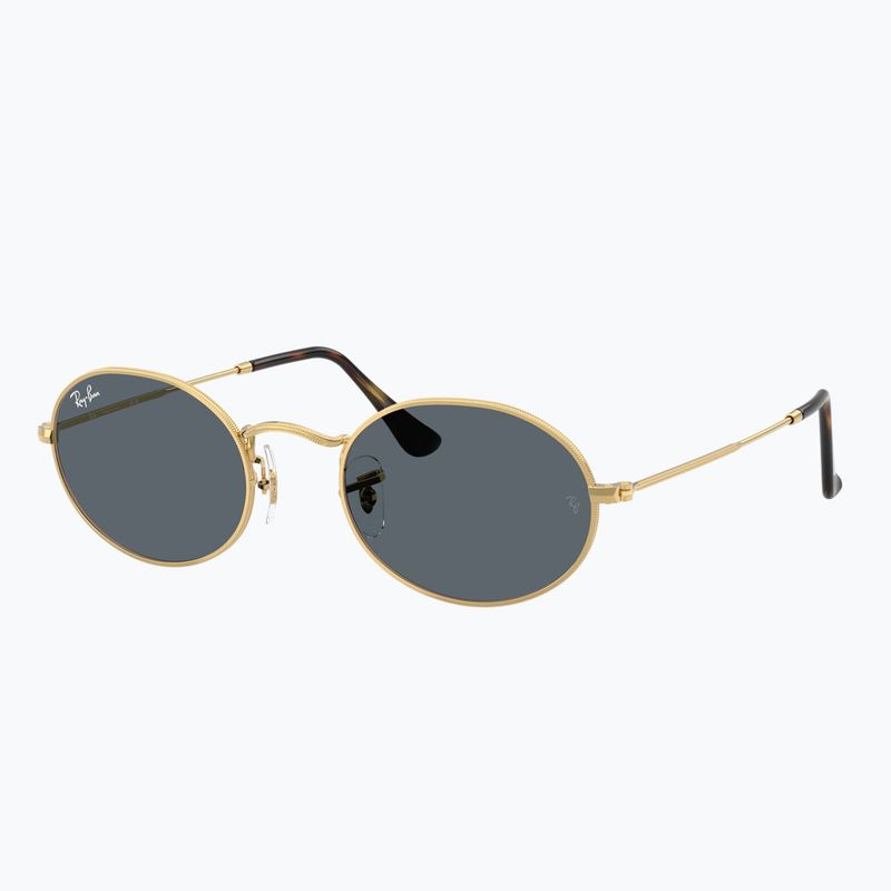 Occhiali da sole Ray-Ban Oval arista gold/blue 4