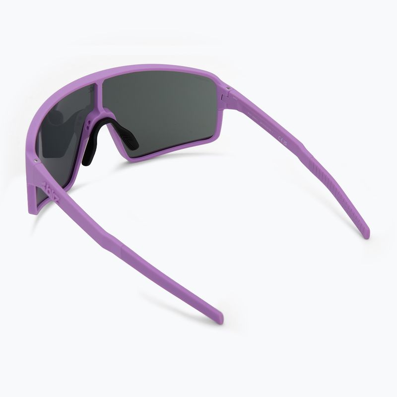 Occhiali da sole Bliz P001S viola opaco/grigio viola specchiato 2