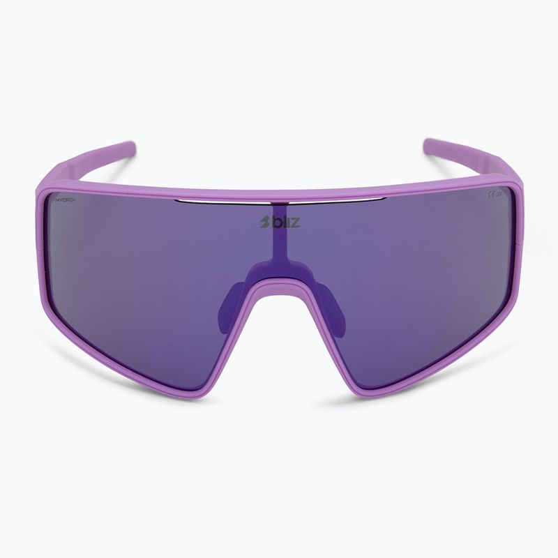 Occhiali da sole Bliz P001S viola opaco/grigio viola specchiato 3