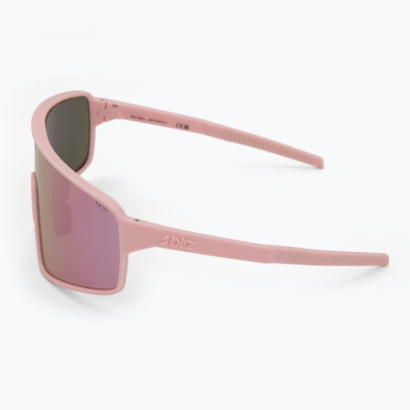 Occhiali da sole Bliz P001S rosa cipria opaco/marrone rosé multi 4