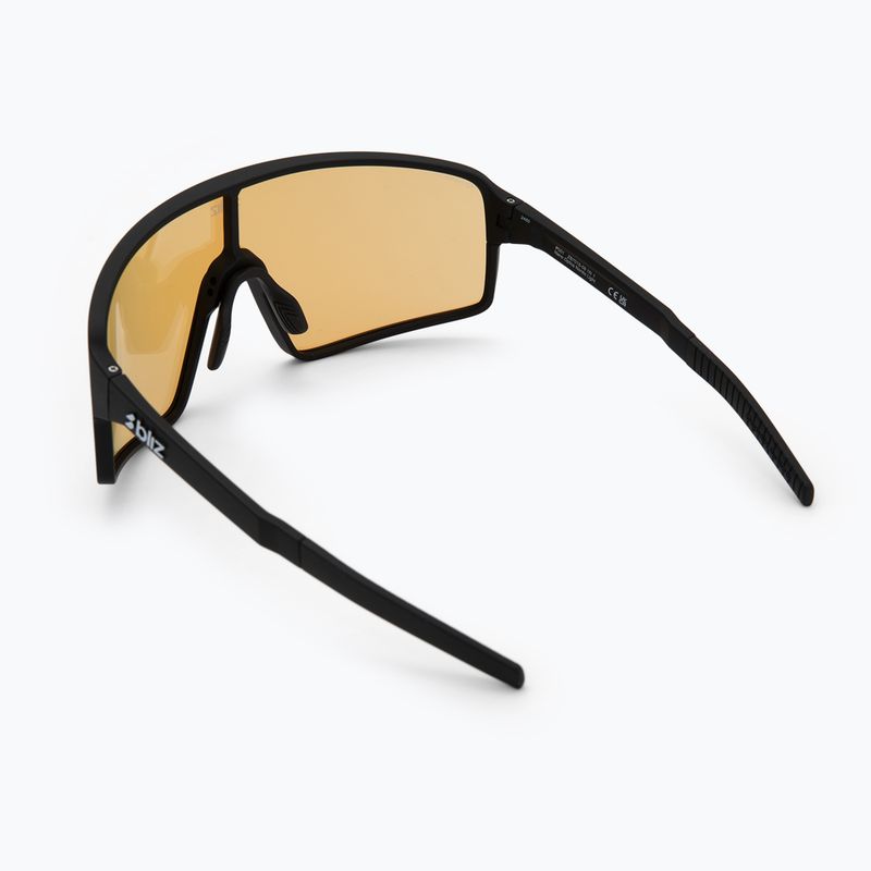 Occhiali da sole Bliz P001 Nano Optics Nordic Light nero opaco/corallo/blu arancione multi 2