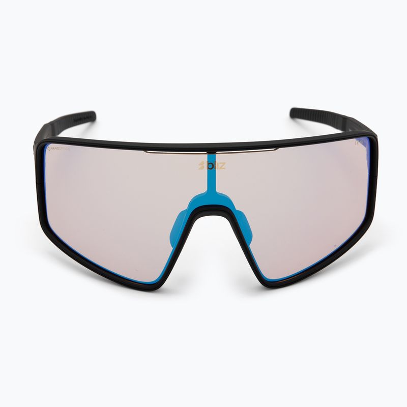 Occhiali da sole Bliz P001 Nano Optics Nordic Light nero opaco/corallo/blu arancione multi 3