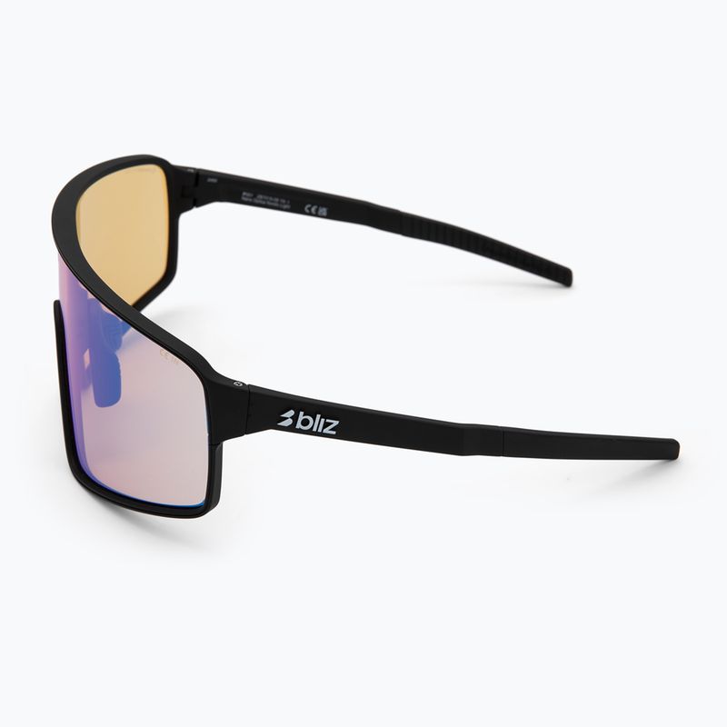 Occhiali da sole Bliz P001 Nano Optics Nordic Light nero opaco/corallo/blu arancione multi 4