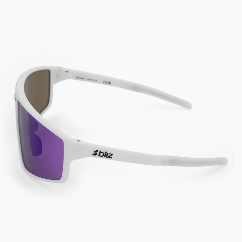 Occhiali da sole Bliz P002S bianco opaco/marrone viola multi 4