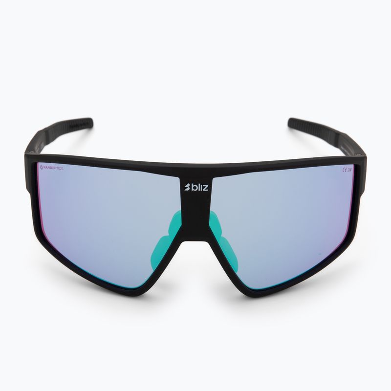 Occhiali da sole Bliz P002S Nano Optics Nordic Light nero opaco/begonia/blu viola multi 3