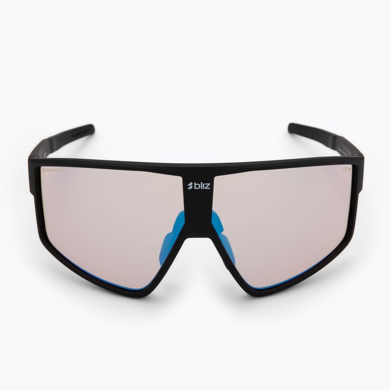 Occhiali da sole Bliz P002 Nano Optics Nordic Light nero opaco/corallo/blu arancione multi 3