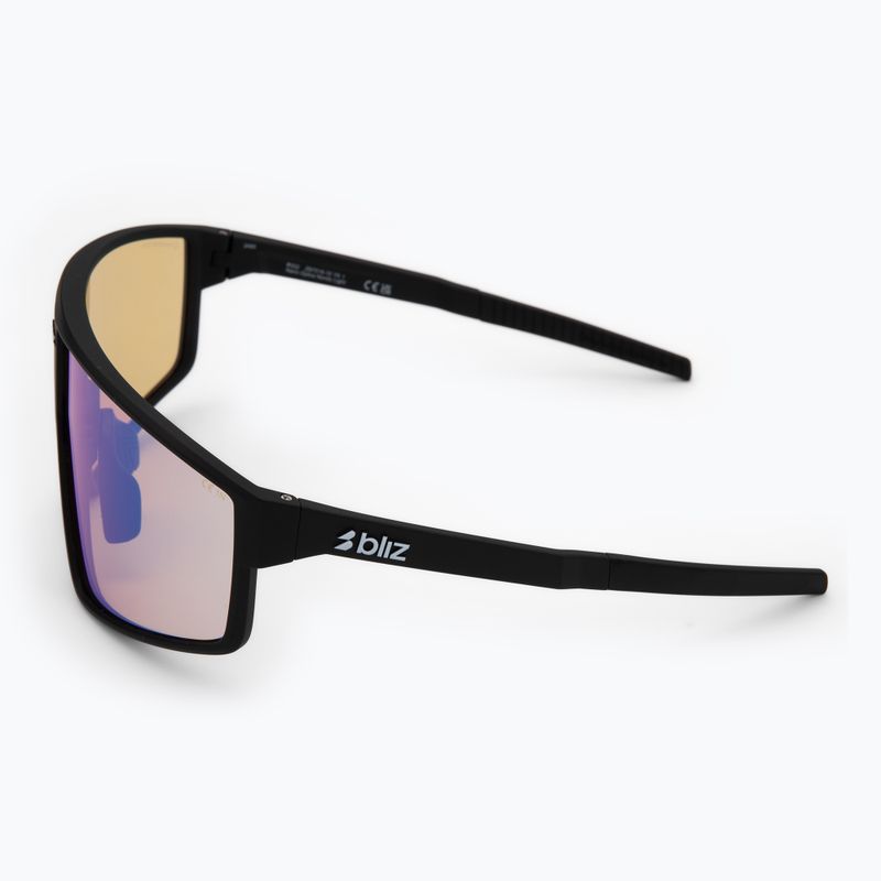 Occhiali da sole Bliz P002 Nano Optics Nordic Light nero opaco/corallo/blu arancione multi 4