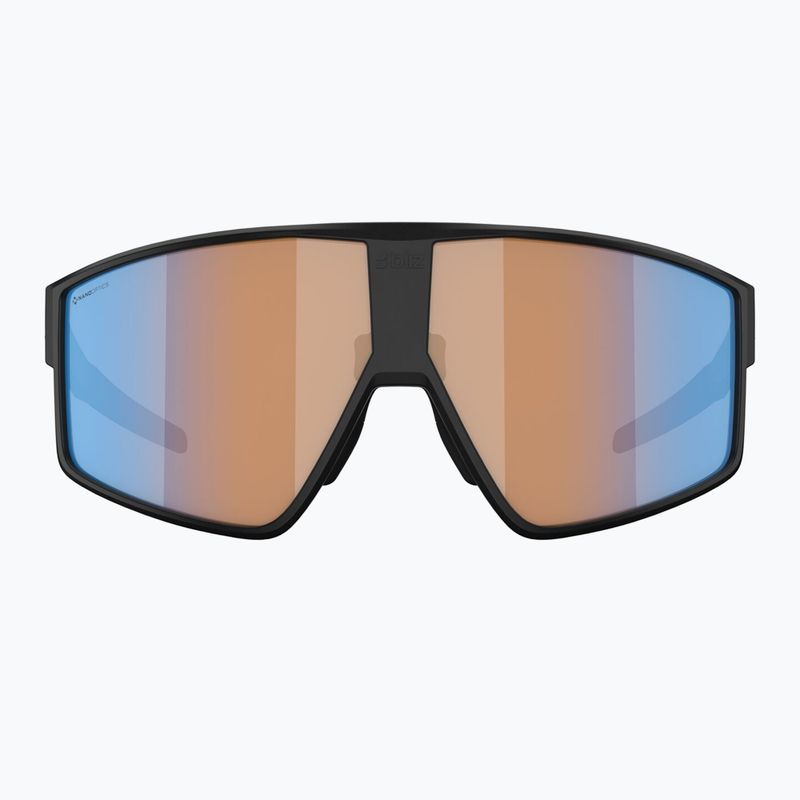 Occhiali da sole Bliz P002 Nano Optics Nordic Light nero opaco/corallo/blu arancione multi 2