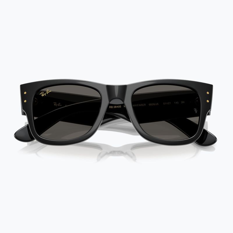 Occhiali da sole Ray-Ban Mega Wayfarer black/black 3