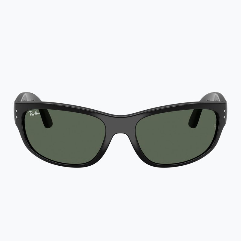 Occhiali da sole per bambini Ray-Ban Balorama Bio Based black/dark green 2