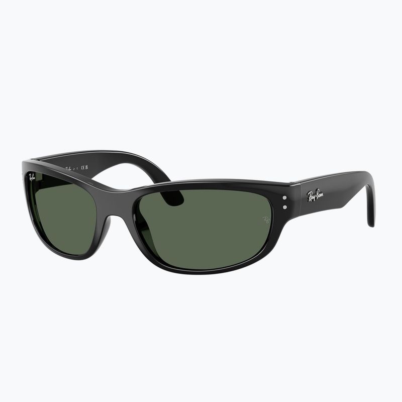 Occhiali da sole per bambini Ray-Ban Balorama Bio Based black/dark green 4