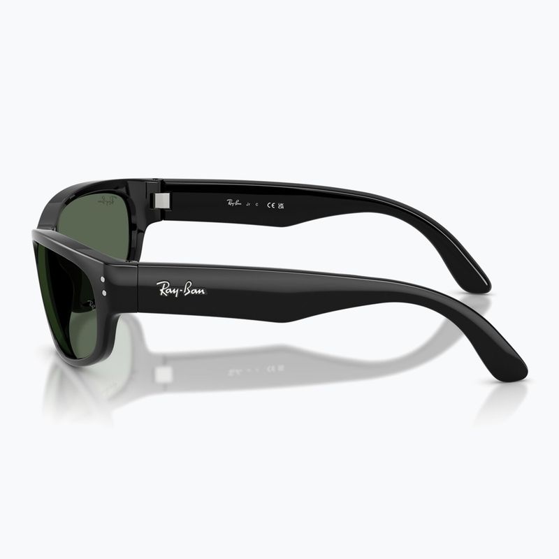 Occhiali da sole per bambini Ray-Ban Balorama Bio Based black/dark green 6