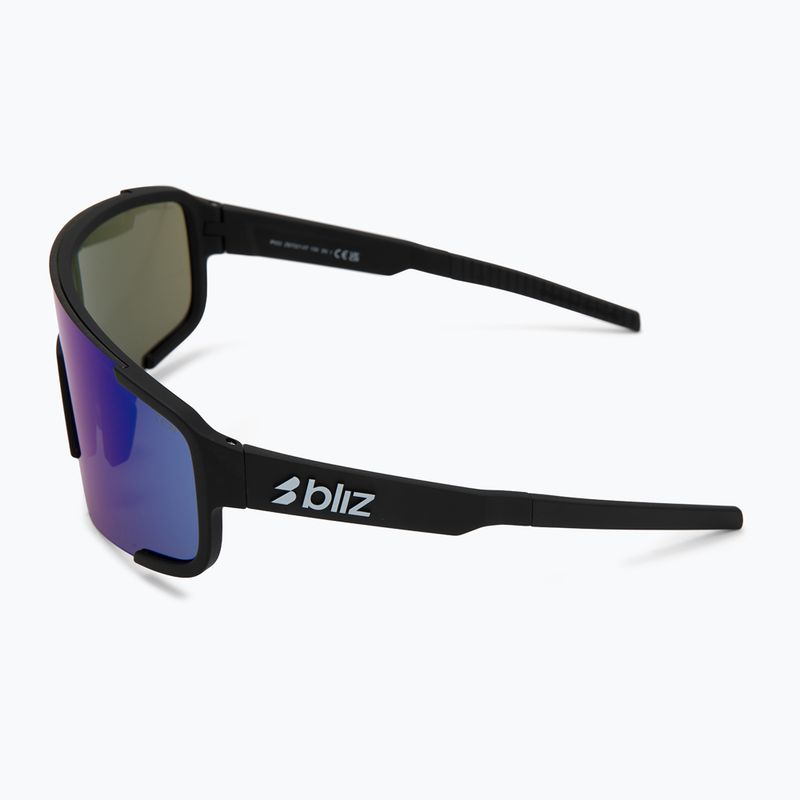 Occhiali da sole Bliz P003 matte black/grey blue mirror 4