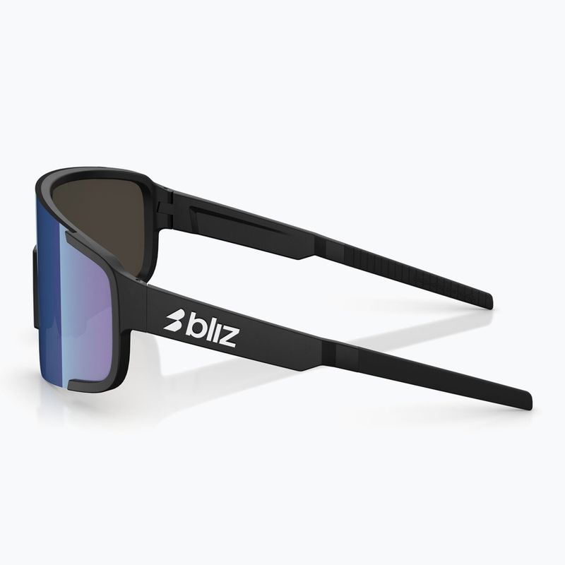 Occhiali da sole Bliz P003 Small matte black/grey blue mirror 4