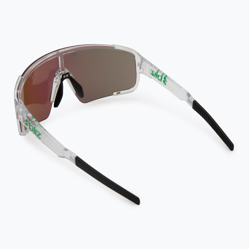 Occhiali da sole Bliz P003 transparent white/brown green multi 2