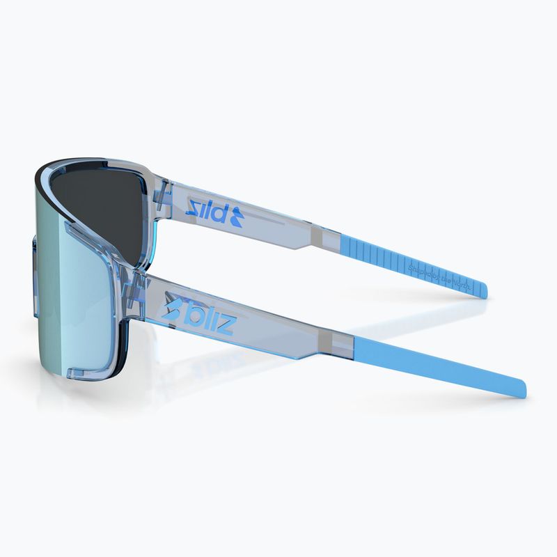 Occhiali da sole Bliz P003 transparent blue/smoke ice blue multi 4