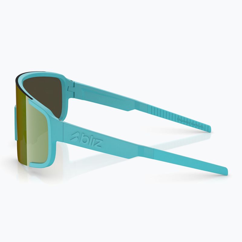 Occhiali da sole Bliz P003 Small matte turquoise/green/blue/green revo 4