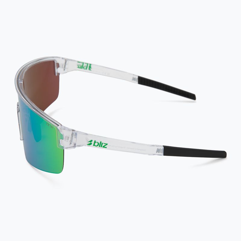Occhiali da sole Bliz P004 transparent white/brown green multi 4