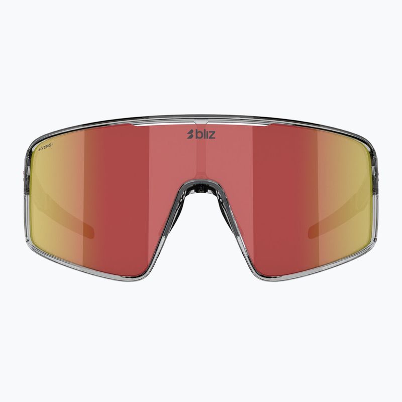 Occhiali da sole Bliz P001 transparent dark grey/brown red multi 2