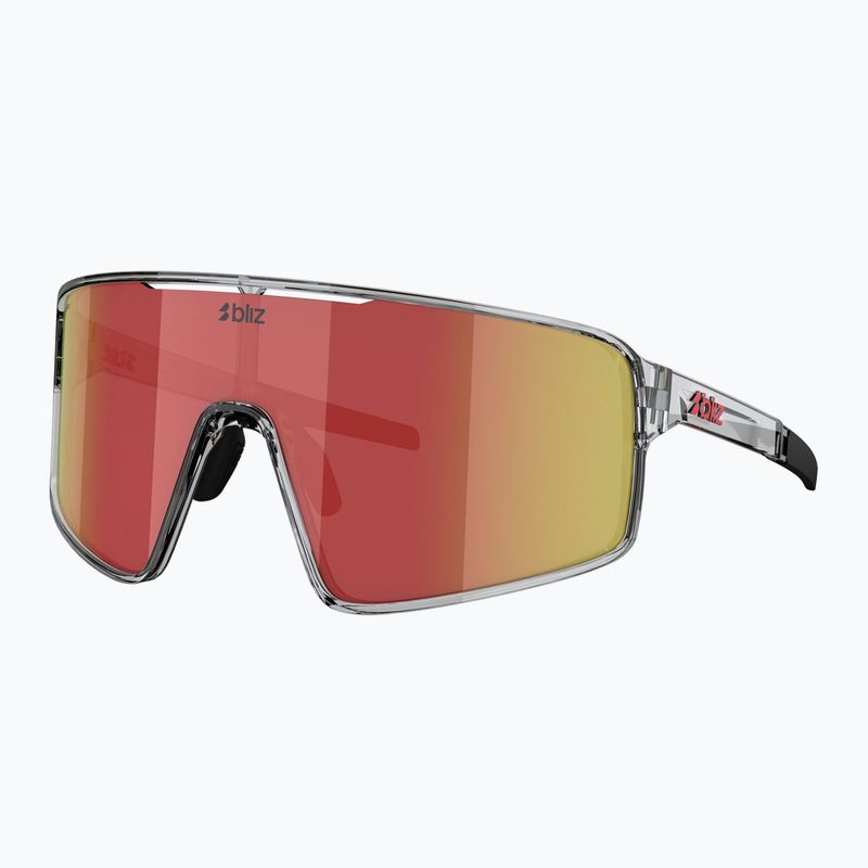 Occhiali da sole Bliz P001 transparent dark grey/brown red multi 3