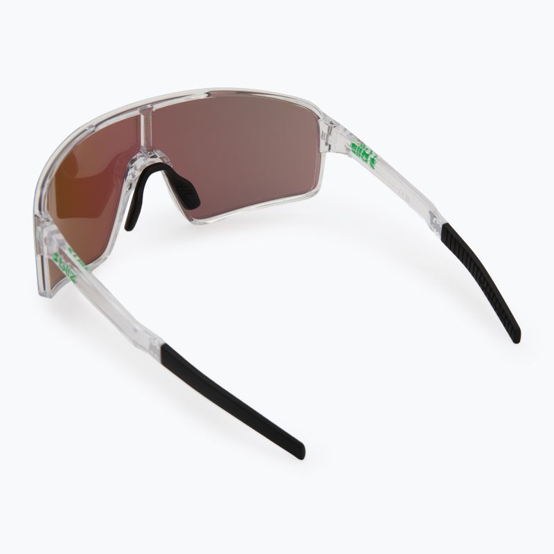Occhiali da sole Bliz P001S transparent white/brown green multi 2