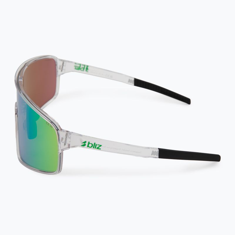 Occhiali da sole Bliz P001S transparent white/brown green multi 4