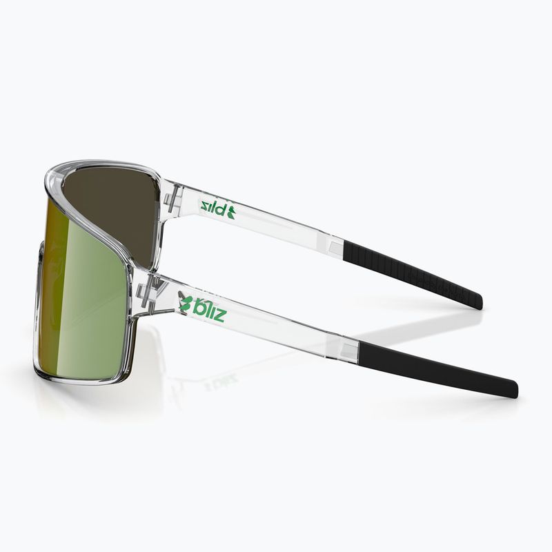 Occhiali da sole Bliz P001S transparent white/brown green multi 4