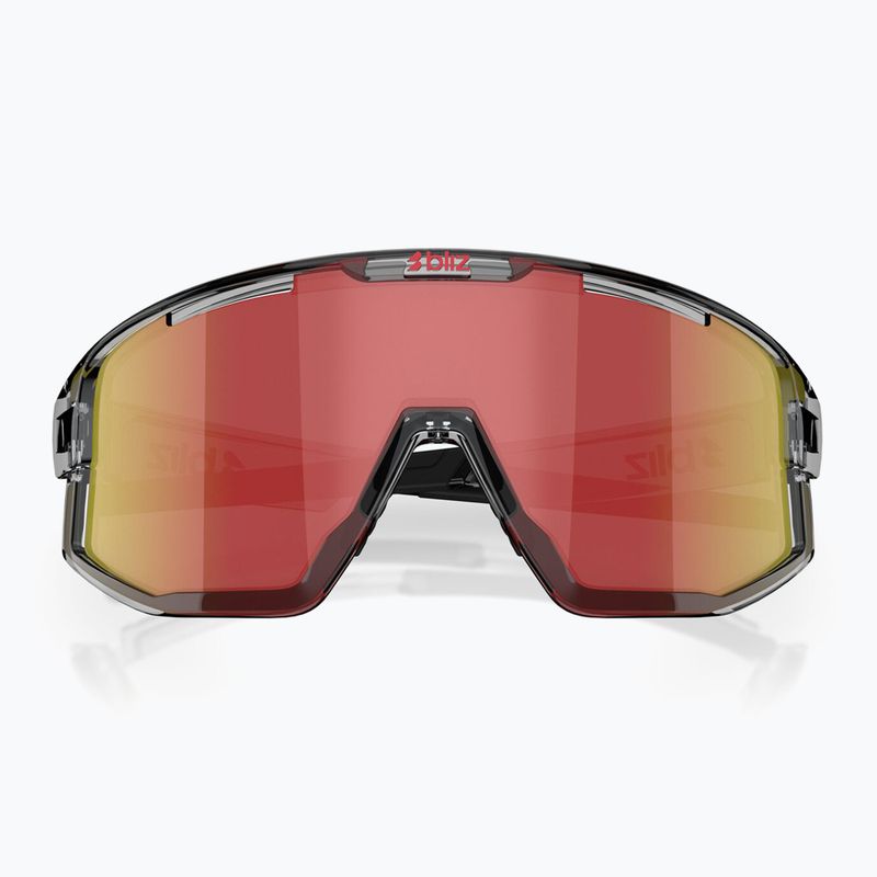 Occhiali da sole Bliz Fusion transparent dark grey/brown red multi 3