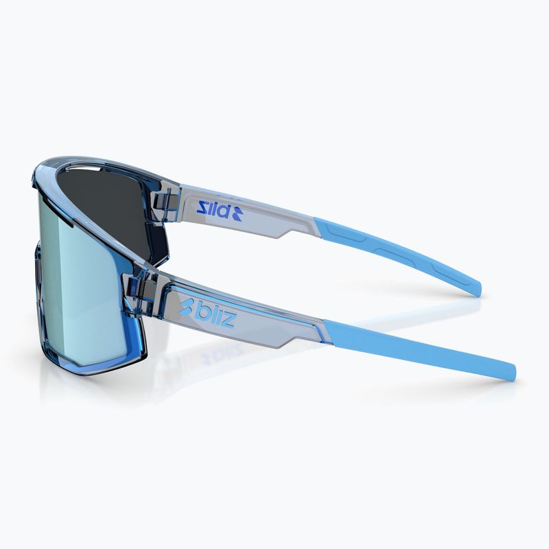 Occhiali da sole Bliz Fusion transparent blue/smoke ice blue multi 4