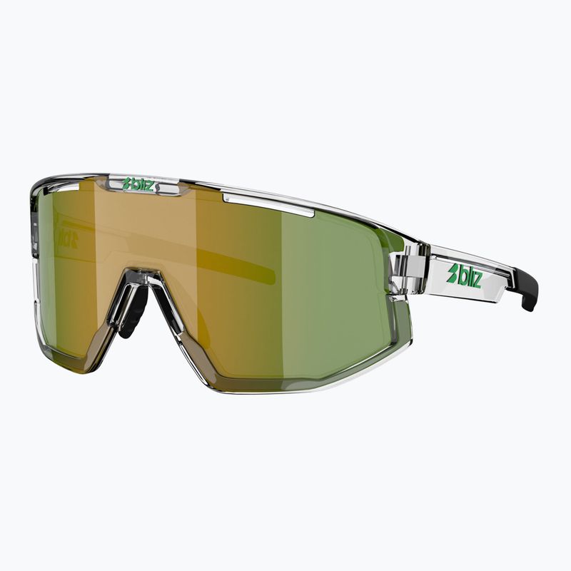 Occhiali da sole Bliz Fusion Small transparent white/brown green multi