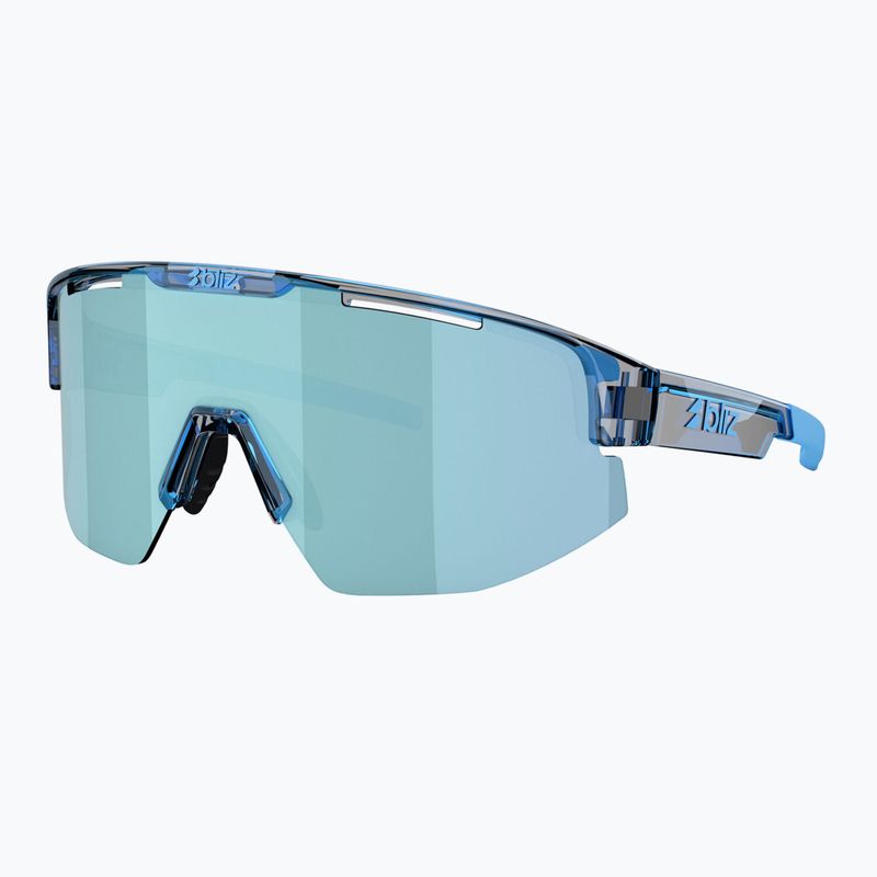Occhiali da sole Bliz Matrix Small transparent blue/smoke ice blue multi