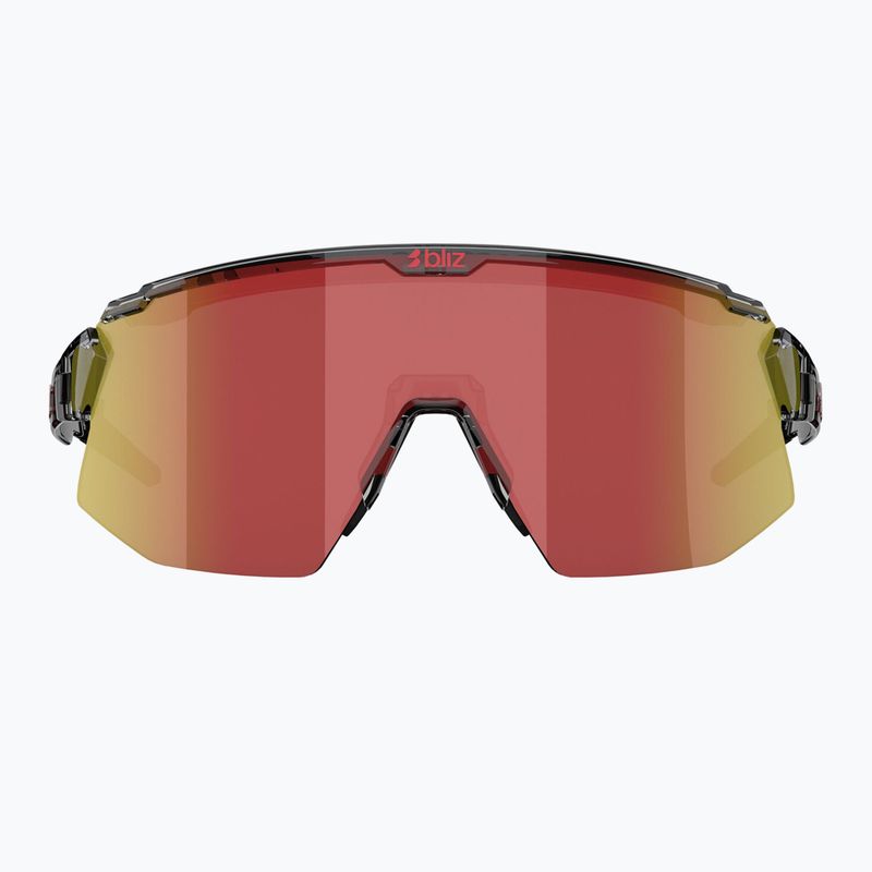 Occhiali da sole Bliz Breeze transparent dark grey/brown red multi 2