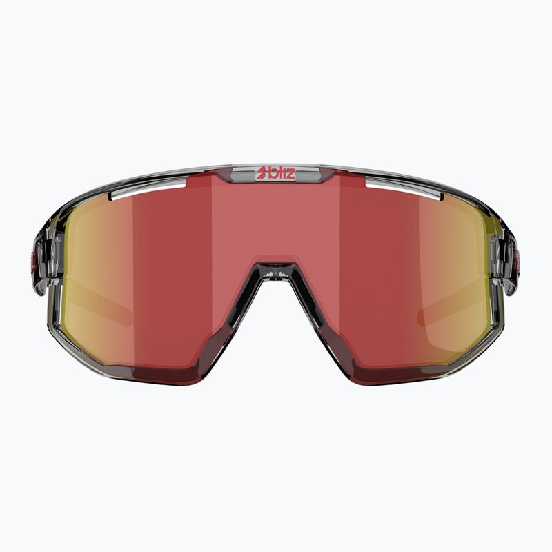Occhiali da sole Bliz Vision transparent dark grey/brown red multi 2