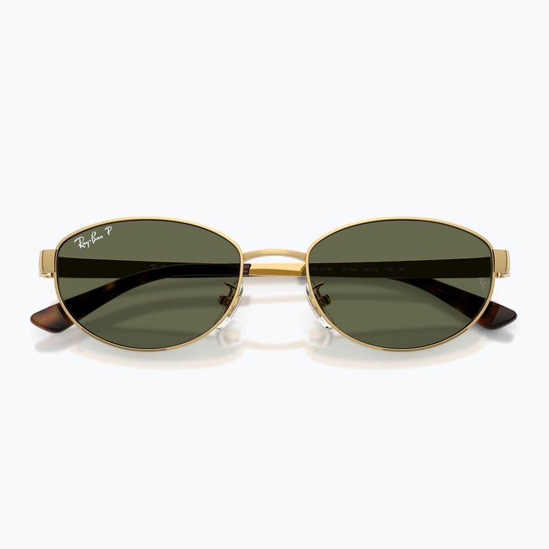 Occhiali da sole Ray-Ban RB3774D arista gold/dark green polarized 3