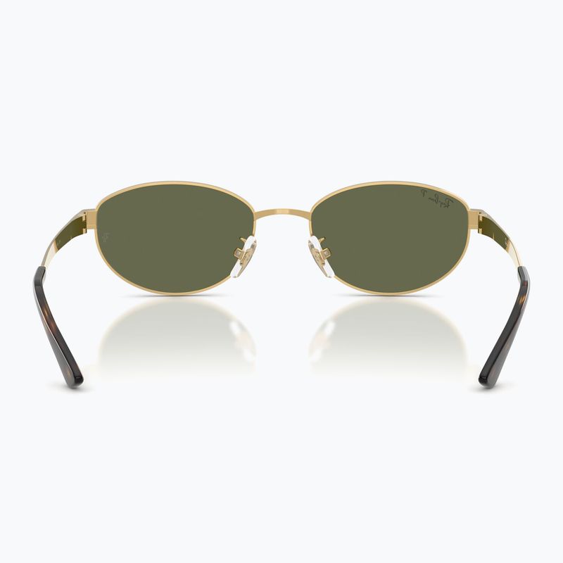 Occhiali da sole Ray-Ban RB3774D arista gold/dark green polarized 5