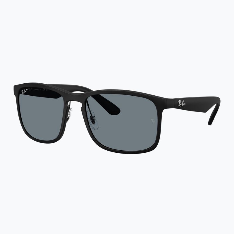 Occhiali da sole Ray-Ban Rb4264 Polarized+ Lenses matte matte black/blue polarized+ 3