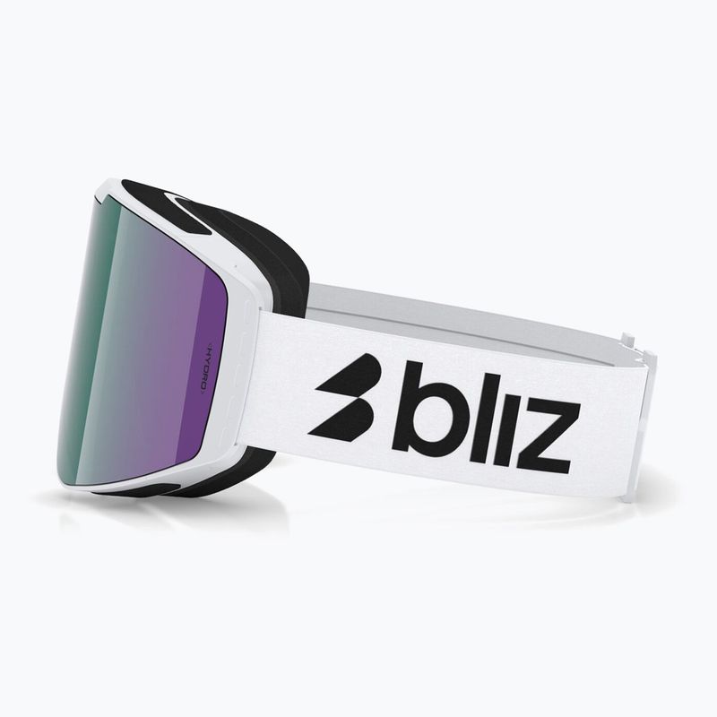 Maschera da sci Bliz G004 matte white/brown/green multi 4
