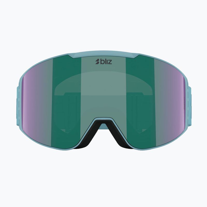 Maschera da sci Bliz G004 matte turquoise/brown/green multi 2
